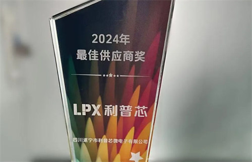 利普芯微电子荣获华润微电子2024年“最佳供应商奖”！